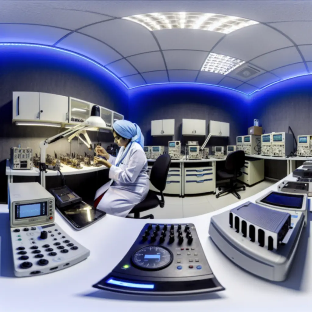 Laboratorium testowe z urządzeniami IoT w komorach klimatycznych